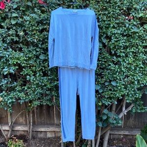 Anthropologie Loungeware Set with verticals stripes